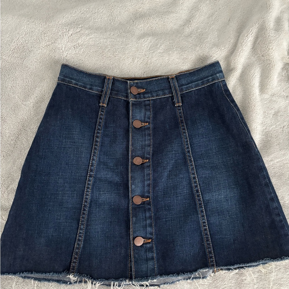 Nasty Gal Blue A-Line Mini Skirt Casual
